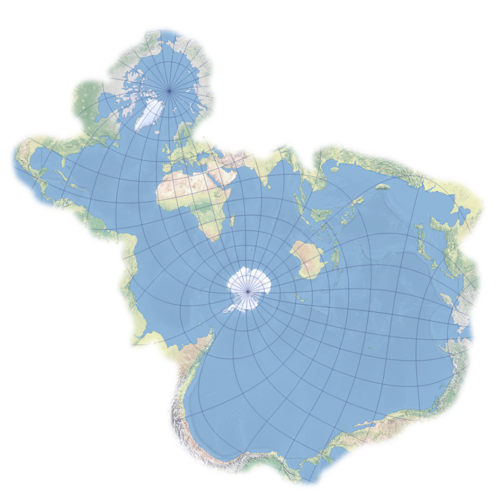 Spilhaus World Ocean Map por Jhon Nelson